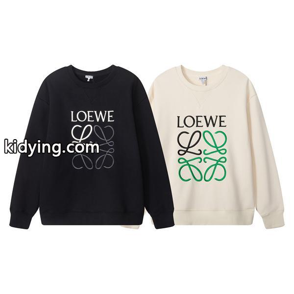 数量限定 2025秋冬 ロエベ LOEWE 偽物 パーカー ロゴ刺繍デザイン 高品質で優雅な一枚-0