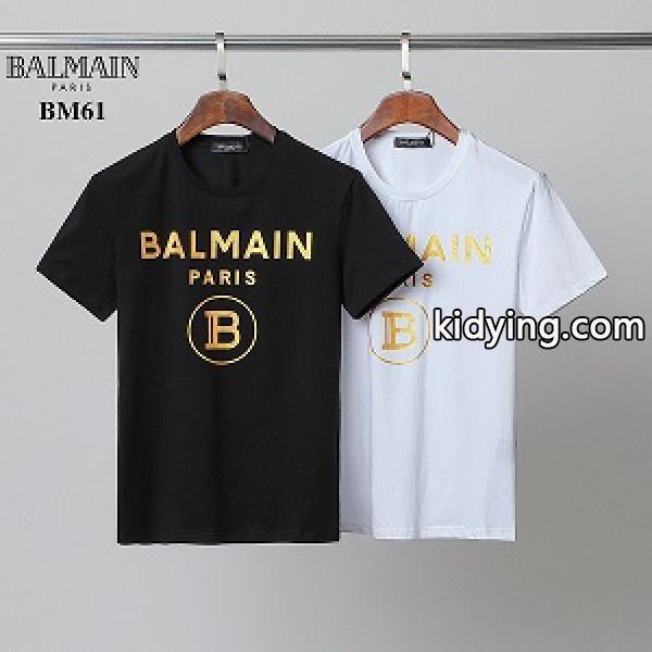 最新の海外ファッションバルマンコピーtシャツ BALMAIN 人気トレンド新作コットン生地-0