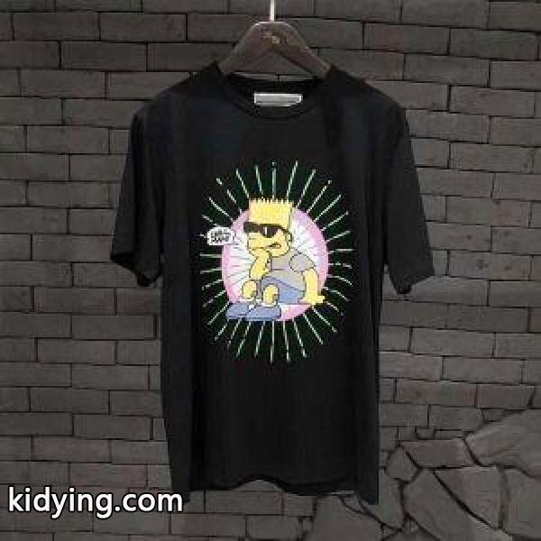 オフホワイト コピーOff-White新作入荷セールプリント半袖Tシャツスリムアメカジカジュアルブラックホワイト-1