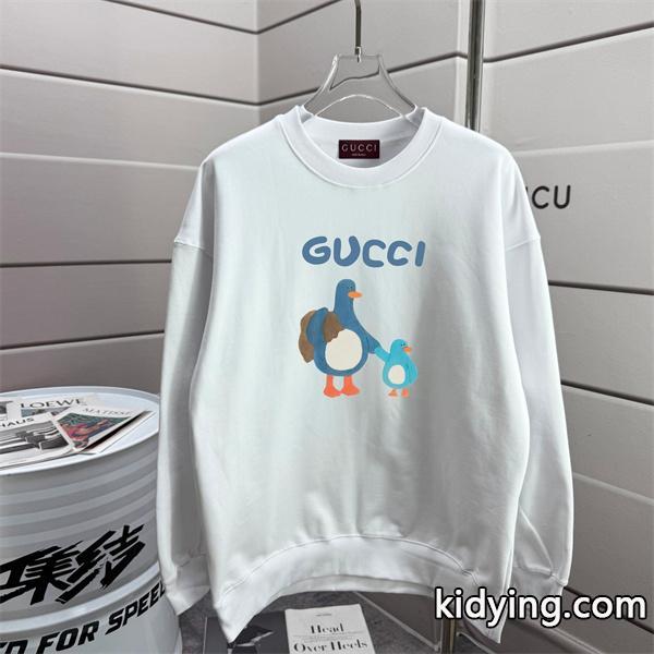 親子ガチョウモチーフ ブラック グッチ レディース 可愛らしい GUCCI スーパーコピー パーカー-2