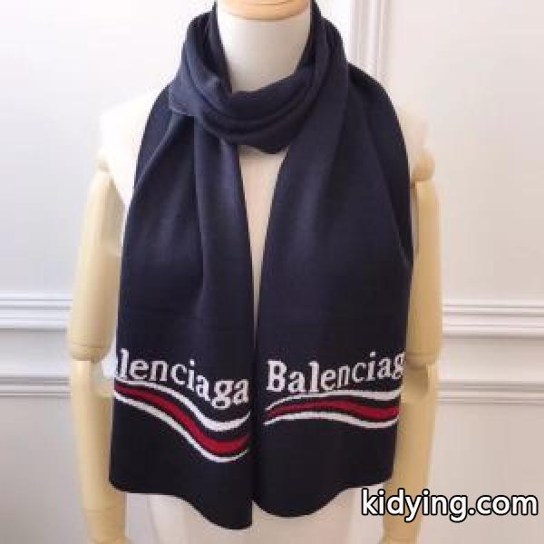 秋冬の必須アイテム バレンシアガ2018年秋冬入荷 BALENCIAGA 3色可選 ロングマフラー_帽子 マフラー セット_メンズファッション_スーパーコピーブランド激安通販 専門店-0