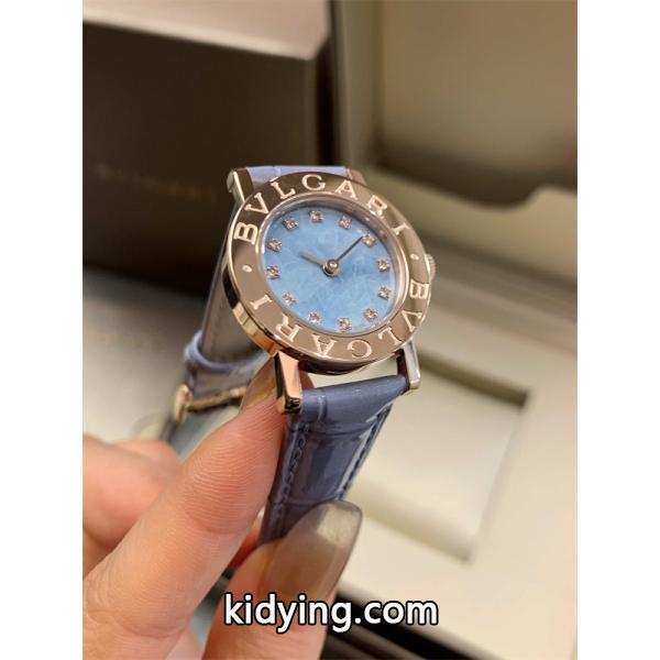 BVLGARI ブルガリ コピー クォーツムーブメント 防水 26mm レディース向け ダイヤモンドインデックス-2