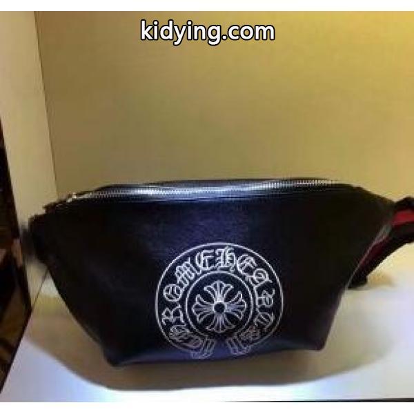 機能性も抜群クロムハーツバッグコピーCHROME HEARTS レザーウエストポーチボディバッグ自転車ギフトブラック-0