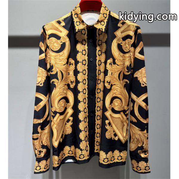 ヴェルサーチ長袖シャツコピー アイテム VERSACE 秋冬らしいカジュアルな雰囲気を持つ_ブランド コピー 激安(日本最大級)-4