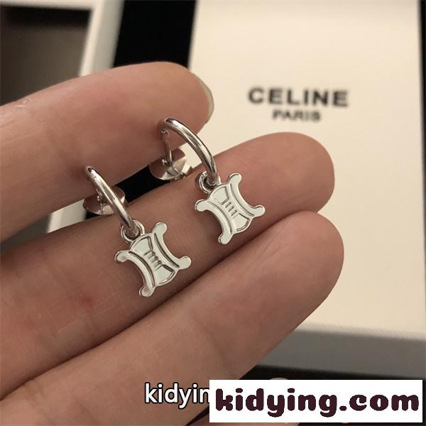 人気爆発 ピアス レディース シルバーアクセサリー 上品 CELINE セリーヌ スーパーコピー-0