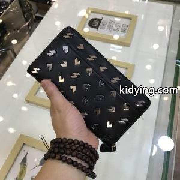 ヴェルサーチ 財布 メンズ ロングウォレット VERSACE 最新のファッションブーム! コピー ブラック ジッパー 日常 激安-0