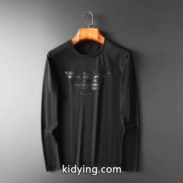 2色可選 長袖Tシャツ アルマーニ ARMANI 2019秋冬におすすめ着こなし 秋冬トレンド最前線_アルマーニ ARMANI_ブランド コピー 激安(日本最大級)-1