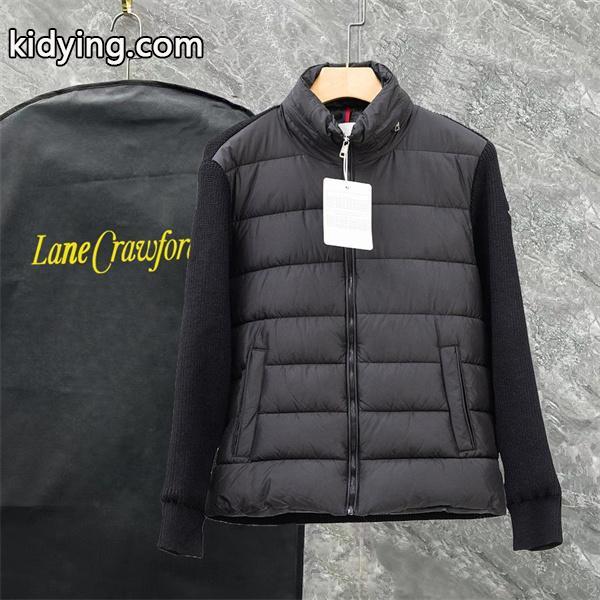 グレー × ニット切替 スタイリッシュ軽量モデル 秋冬万能 MONCLER モンクレール スーパーコピー ダウンジャケット-1