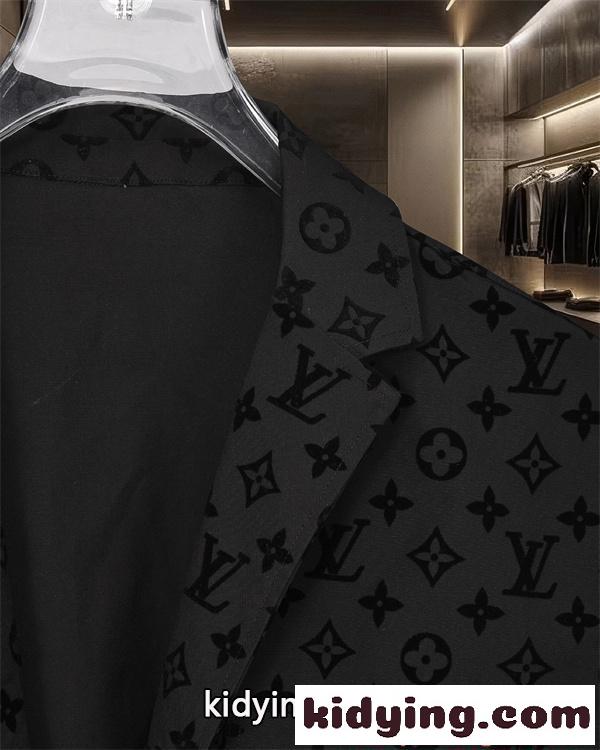 メンズ テーラードジャケット LOUIS VUITTON ルイヴィトン コピー 秋冬 カジュアル 総柄 高級感-4