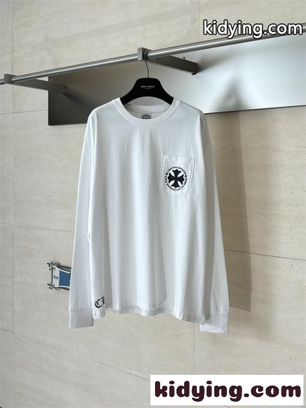 CHROME HEARTS クロムハーツ スーパーコピー 新作 ブラック ミニロゴ トレンドスタイル 半袖Tシャツ-2