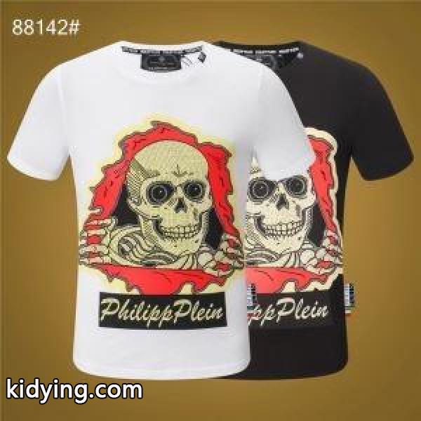 夏らしい季節感 Tシャツ/半袖 PHILIPP PLEIN 今流行りの最新コレクション 2色可選フィリッププレイン 2019SS_フィリッププレイン PHILIPP PLEIN_ブランド コピー 激安(日本最大級)-0