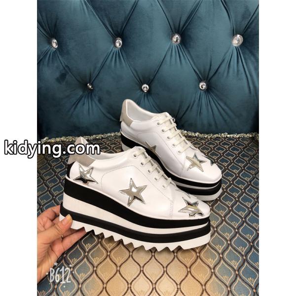 STELLA McCARTNEY ステラマッカートニー コピー シルバースターデザイン 厚底スニーカー ストリート感満載-6