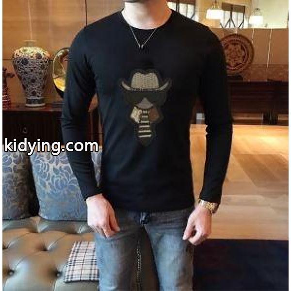 この冬にしたい素敵なスタイル フェンディ FENDI 長袖Tシャツ 2色可選 2019秋冬におすすめ着こなし_フェンディ FENDI_ブランド コピー 激安(日本最大級)-1