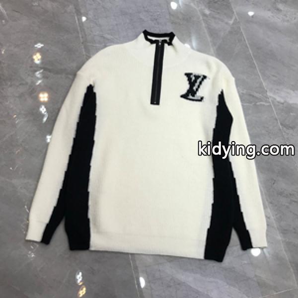超激得 LOUIS VUITTON ルイヴィトン偽物 セーター ジップアップ オトナなスタイル 上品で洗練されたルックス-0