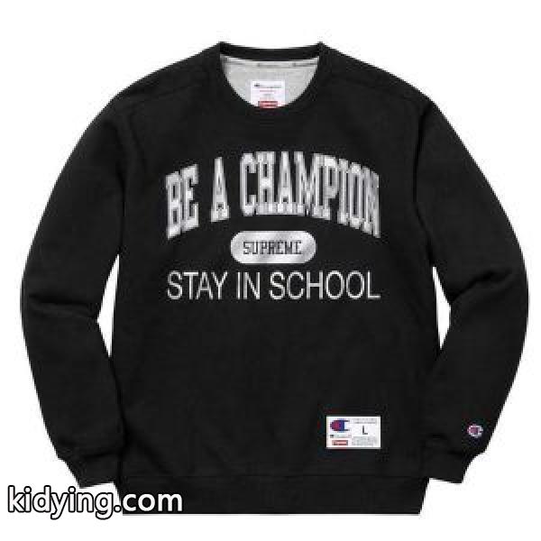 SUPREME シュプリーム 秋の定番 多色可選 SUPREME x CHAMPION 18ss STAY IN SCHOOL 2018年秋冬シーズン_ジャケット パーカー セーター コート_メンズファッション_スーパーコピーブランド激安通販 専門店-0