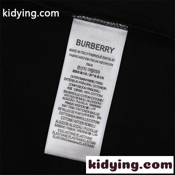 サークルグラフィック 地球儀プリント 端正カジュアル 推しモデル BURBERRY バーバリー コピー 半袖Tシャツ-8