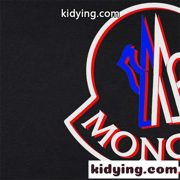 MONCLER モンクレール コピー 半袖Tシャツ トリコロールエンブレム フロントアイコン 視線集中デザイン 2026ss-4