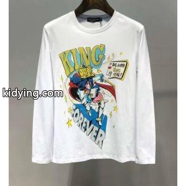 春夏シーズン継続トレンド新着 季節感もプラス2019新作 ドルチェ&ガッバーナ Dolce&Gabbana 長袖Tシャツ 2色可選_ドルチェ&ガッバーナ DOLCE & GABBANA_ブランド コピー 激安(日本最大級)-1