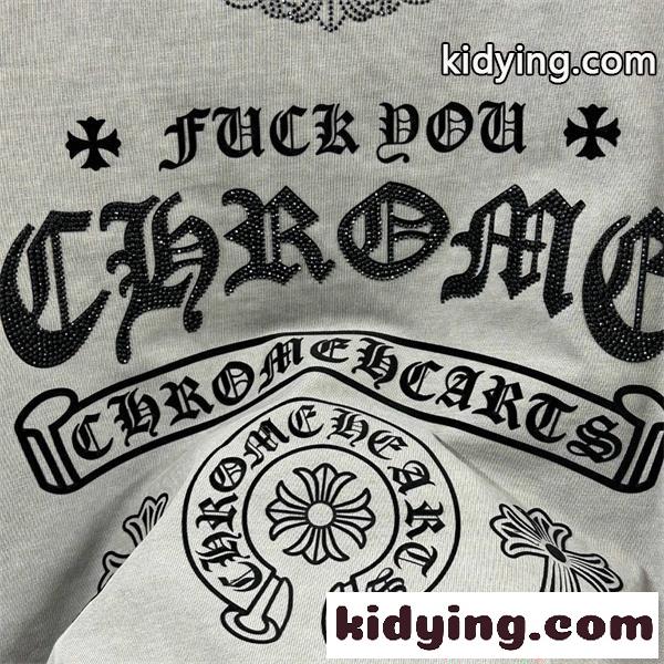 人気❤Chrome Hearts クロムハーツtシャツコピー 26SSファッション逸品リラックス感エレガント-3