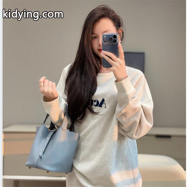 定番☆Hermès picotin 18エルメス ハンドバッグスーパーコピーN級品人気blue lin お洒落コーディネート-5