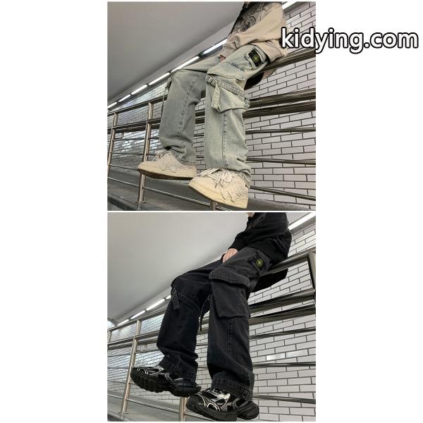 STONE ISLAND ストーンアイランド コピー 新登場 ヴィンテージ カーゴパンツ 2026新作-6