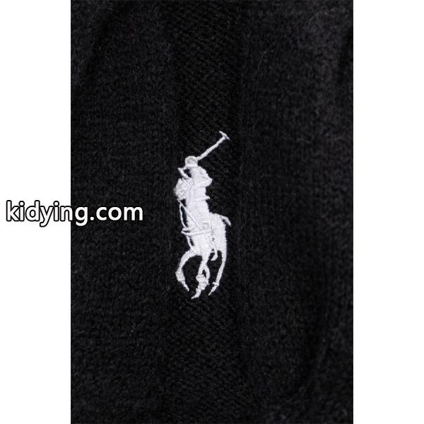 秋冬定番 ベージュ ニット カーディガン 立ち襟 上品 Polo Ralph Lauren ポロ ラルフローレン コピー-6