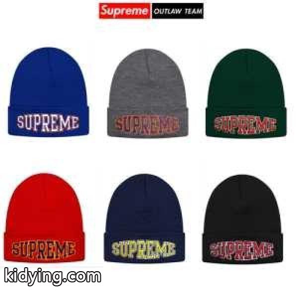 Supreme 15Fw Warp Logo beanie ニット帽 大絶賛の履き心地! 3色可選_帽子 マフラー セット_メンズファッション_スーパーコピーブランド激安通販 専門店-0