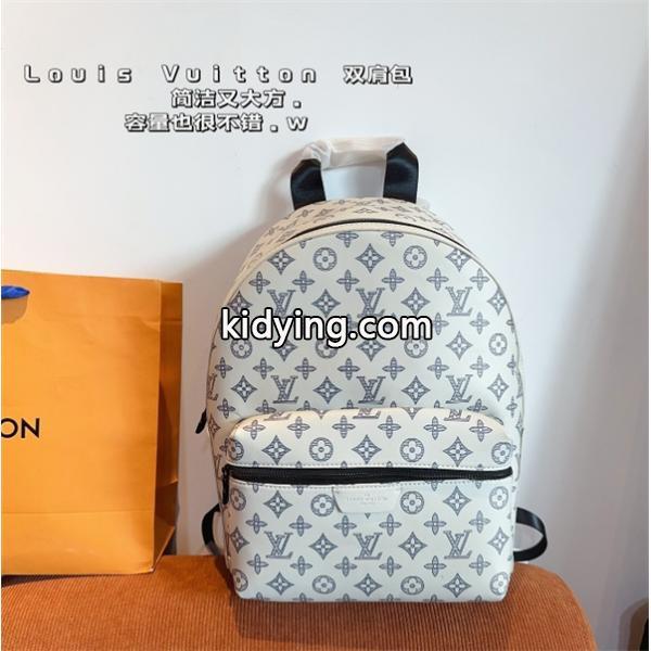 精製加工LOUIS VUITTONルイヴィトンリュックサックコピー男女兼用バックパック本革ブラックお買い得セール-0