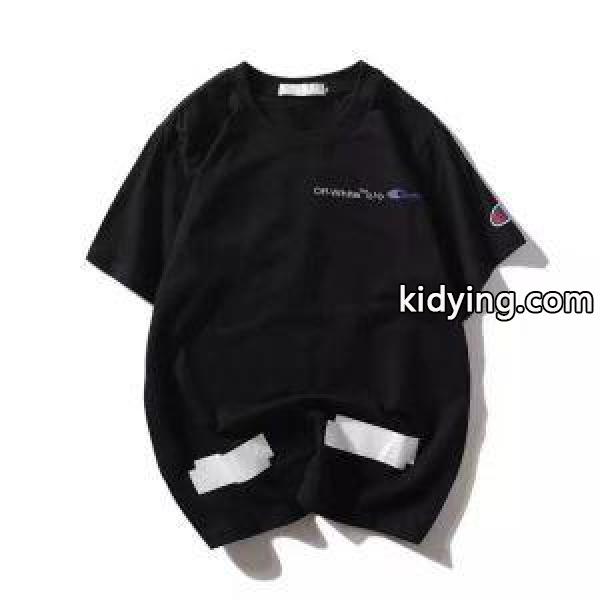 6色Off-White Ｔシャツ 通販 新作 メンズ カジュアル オフホワイト Ｔシャツ ゆるサイズ 2018最新 吸汗速乾 半袖 トップス 夏 100%新品-4