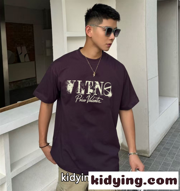 男女兼用26ss☆☆ヴァレンティノtシャツコピー☆☆VALENTINO最新作人気アイテムパープル-0