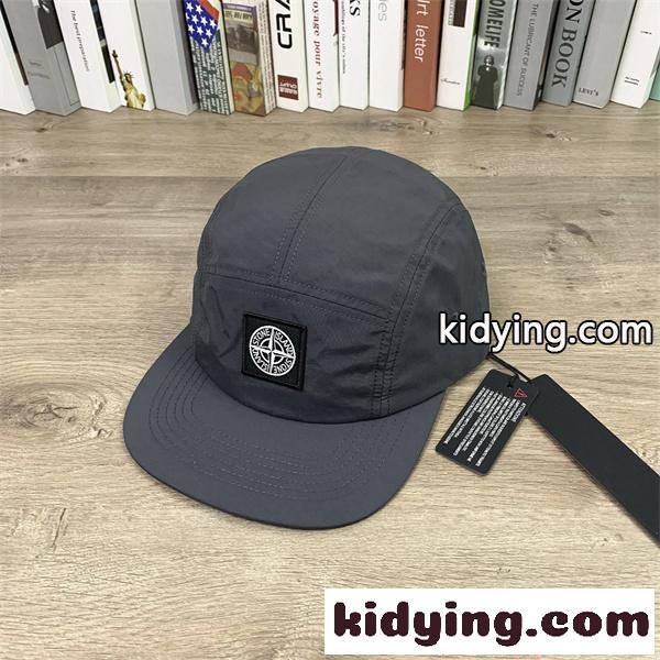 大人気 ナイロン STONE ISLAND コピー ストーンアイランド キャップ オレンジ ロゴパッチ 軽やかスタイル-6