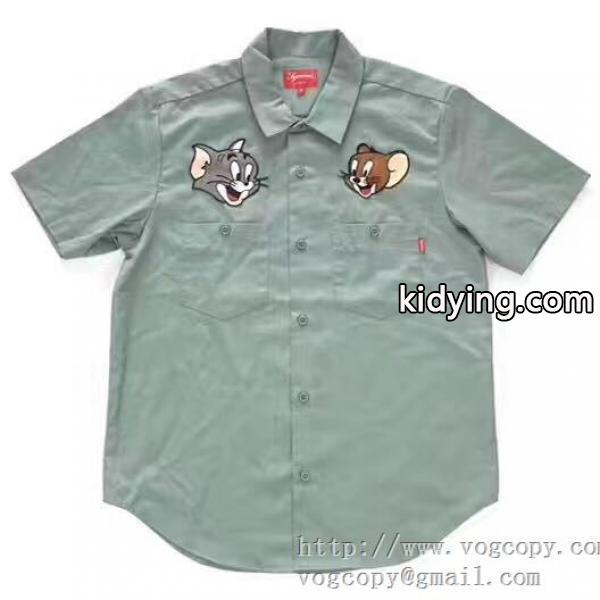 半袖Tシャツ 【大人気】定番商品 3色可選 2017春夏 カジュアル シュプリーム SUPREME_半袖Tシャツ_メンズファッション_スーパーコピーブランド激安通販 専門店-0