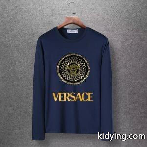 今年の秋冬のトレンドも意識 ヴェルサーチ VERSACE 長袖Tシャツ 4色可選 2019年秋冬最新のトレンド_ヴェルサーチ VERSACE_ブランド コピー 激安(日本最大級)-3