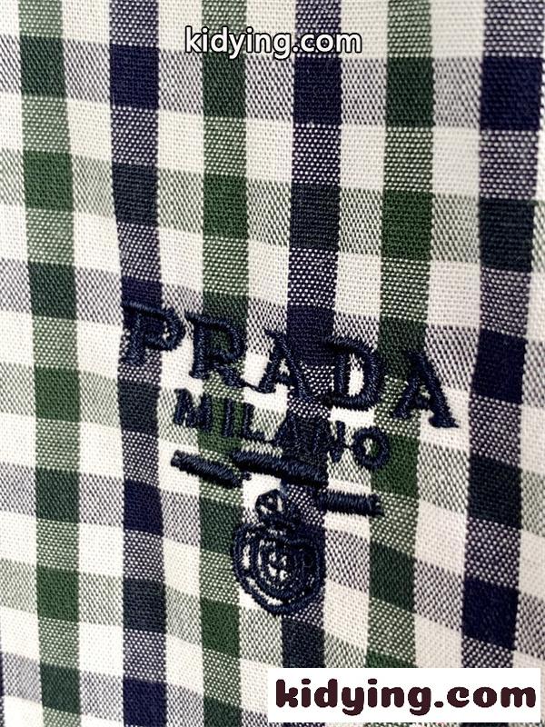 新作注視 レッド ブラック クラシック PRADA プラダ スーパーコピー カジュアル 上質 長袖シャツ-7