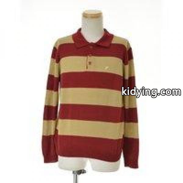 SUPREME / シュプリーム ボーダー柄ニット 長袖ポロシャツ :G006153658:ブランド古着の買取販売カンフル - 通販ショッピング-0