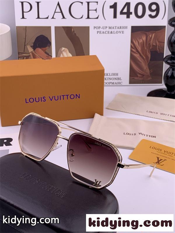 激安 サングラス メタルフレーム スクエア 高級感 メンズ レディース Louis Vuitton UVカット 軽量 ルイヴィトン コピー-4
