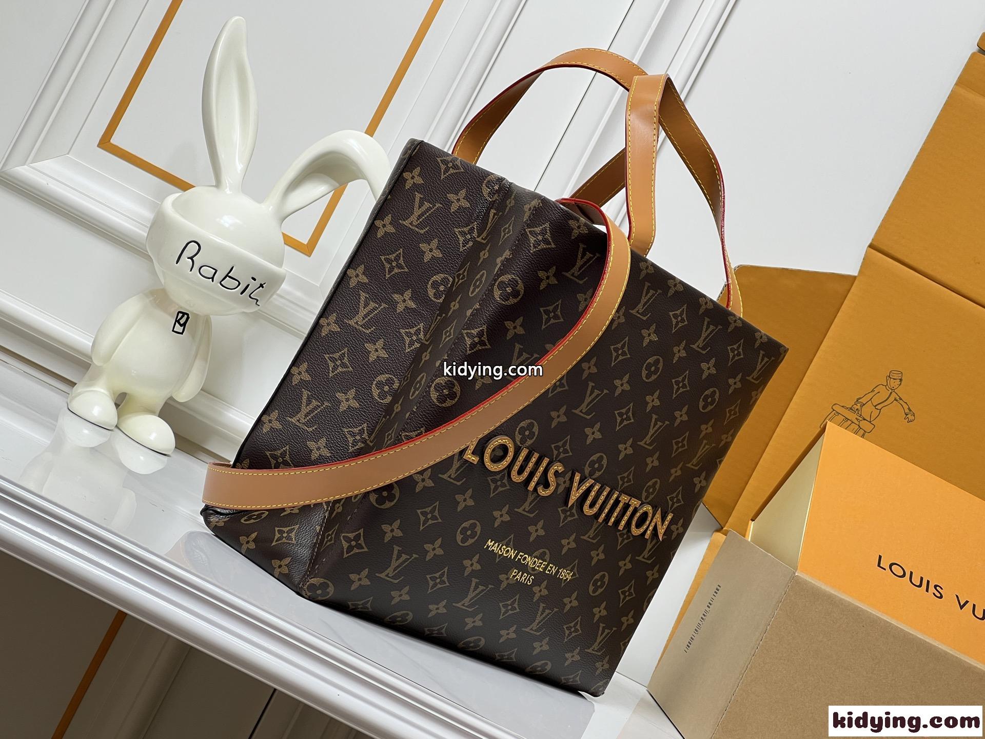 ルイヴィトン コピー トートバッグ LOUIS VUITTON レディース 大容量 軽量設計 肩掛け対応 通勤旅行-2