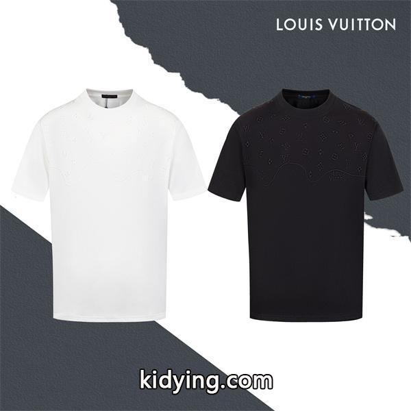 ルイ ヴィトン LOUIS VUITTON トレンドのチェック お目立ち度の高い新品 半袖Tシャツ_ブランド コピー 激安(日本最大級)-0
