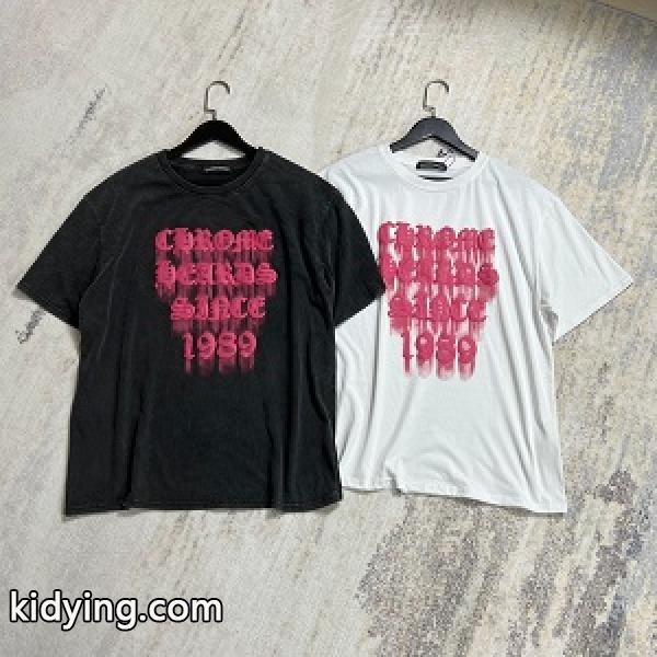 気になる2022流行おすすめCHROME HEARTS クロムハーツコピー半袖 男女兼用 個性ある-0