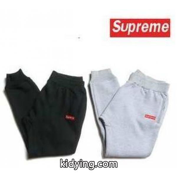 伸縮性のあるSUPREME 17AWスウェットパンツシュプリームボックスロゴ激安 大きいサイズルームウェアゆったりズボン-0