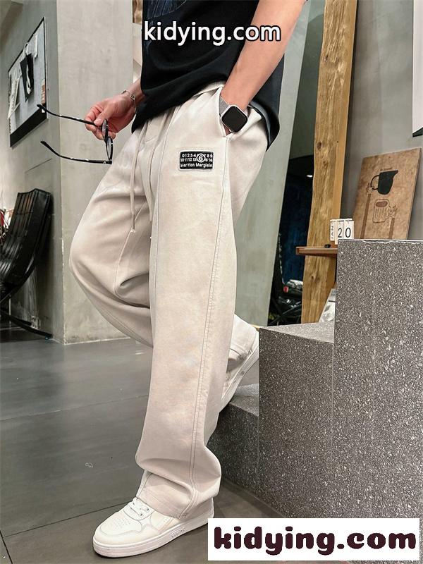 Maison Margiela メゾン マルジェラ コピー 爆売れ更新 ブラック ストリート カジュアル メンズ ロング パンツ-6