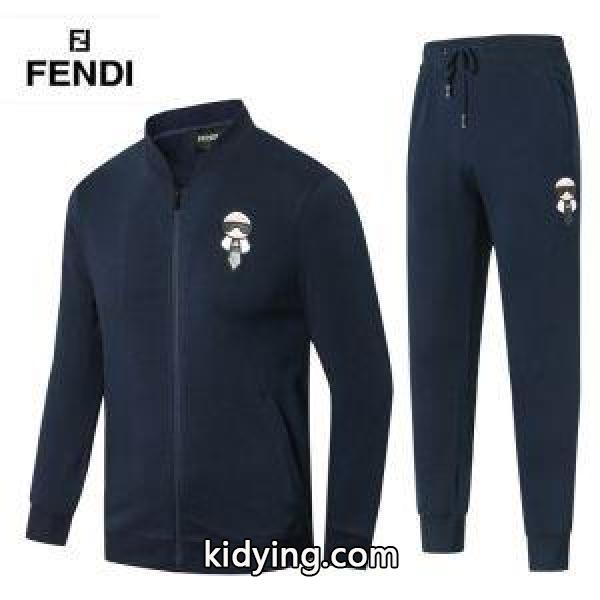 3色可選 多色使いが魅力の フェンディ FENDI 2018最新入荷 上質な素材採用 上下セット_フェンディ FENDI_ブランド コピー 激安(日本最大級)-0