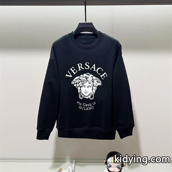 VERSACE スーパーコピー 2025秋冬ハイライト モード系 ブラック メデューサ パーカー ヴェルサーチ-0