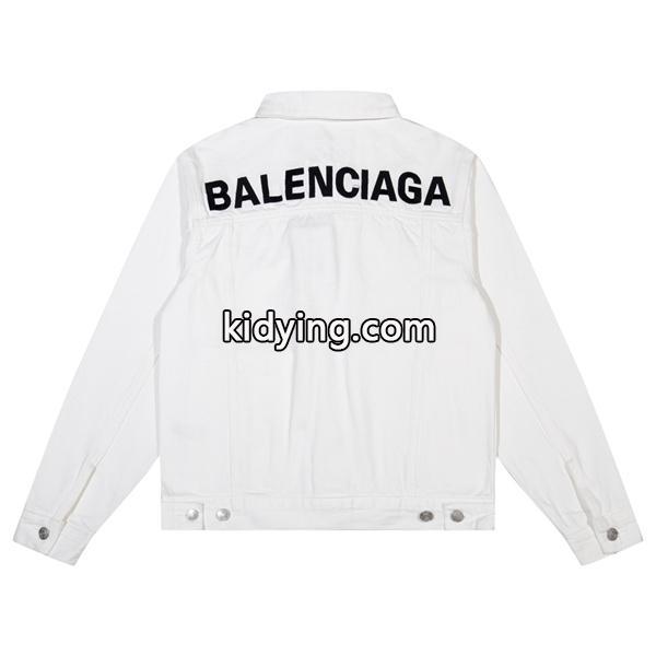 注目 2026新作 BALENCIAGA バレンシアガ コピー 高耐久 ユーズド加工 デニムジャケット-1