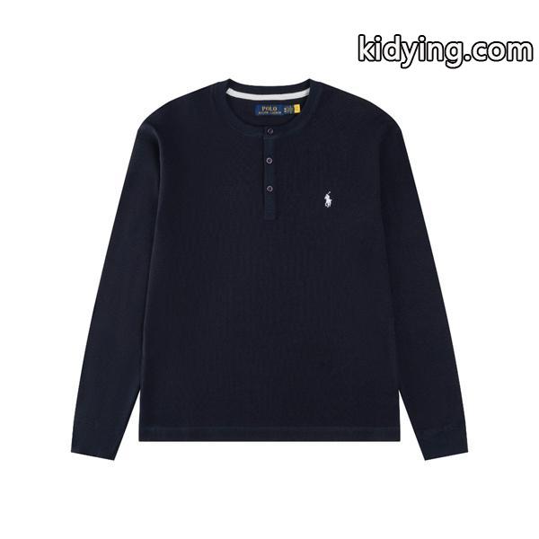 Polo Ralph Lauren ポロ ラルフローレン コピー 期間限定 ブラック ニット ワンポイント刺繍 カジュアル-4
