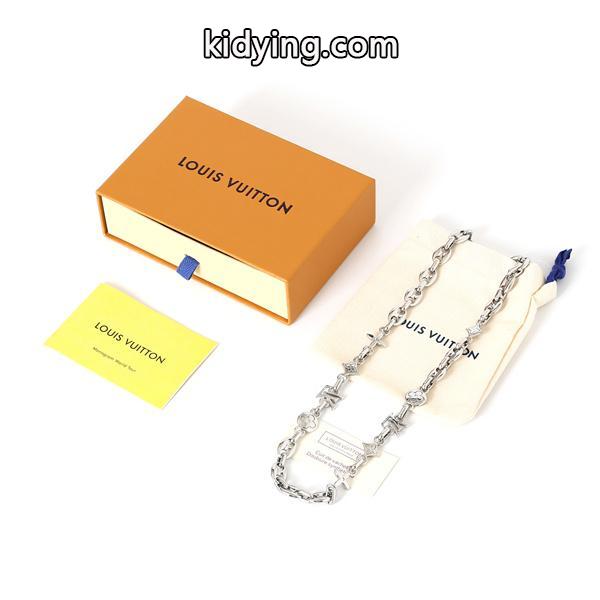 ☆LOUIS VUITTON x Nigo☆ M03189☆ルイヴィトンネックレスコピー LV SAILOR MEDIUM CHAIN サイズ50-58cm-8