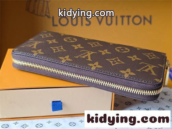 ルイヴィトン Louis Vuitton コピー M28278 ジッピーウォレット モノグラム 長財布 ラウンドファスナー 大容量 レモンカラー内装 N級品-3