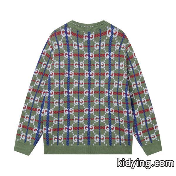 希少 入手困難 GUCCI GGチェック ニット グリーン グッチ コピー-1