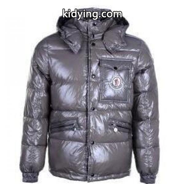 防水機能のフーデット ブランド ブルゾン ダウン フード付 moncler 偽物 グレー メンズダウンジャケット_モンクレール MONCLER_ブランド コピー 激安(日本最大級)-0