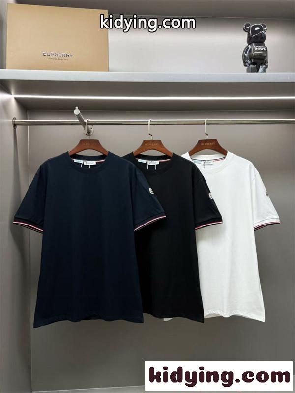Tシャツ 半袖 クルーネック 滑らか素材 春夏 シンプル MONCLER モンクレール コピー-8